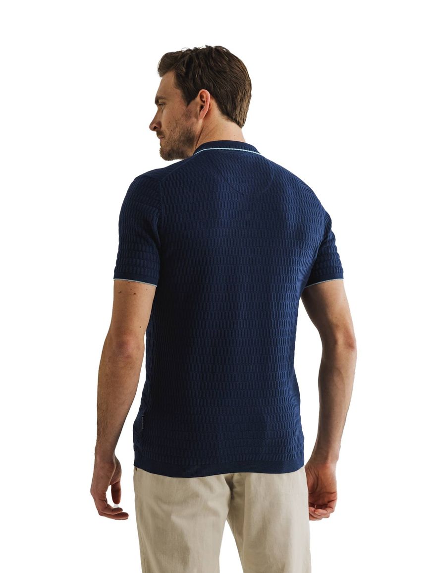 State of Art poloshirt donkerblauw