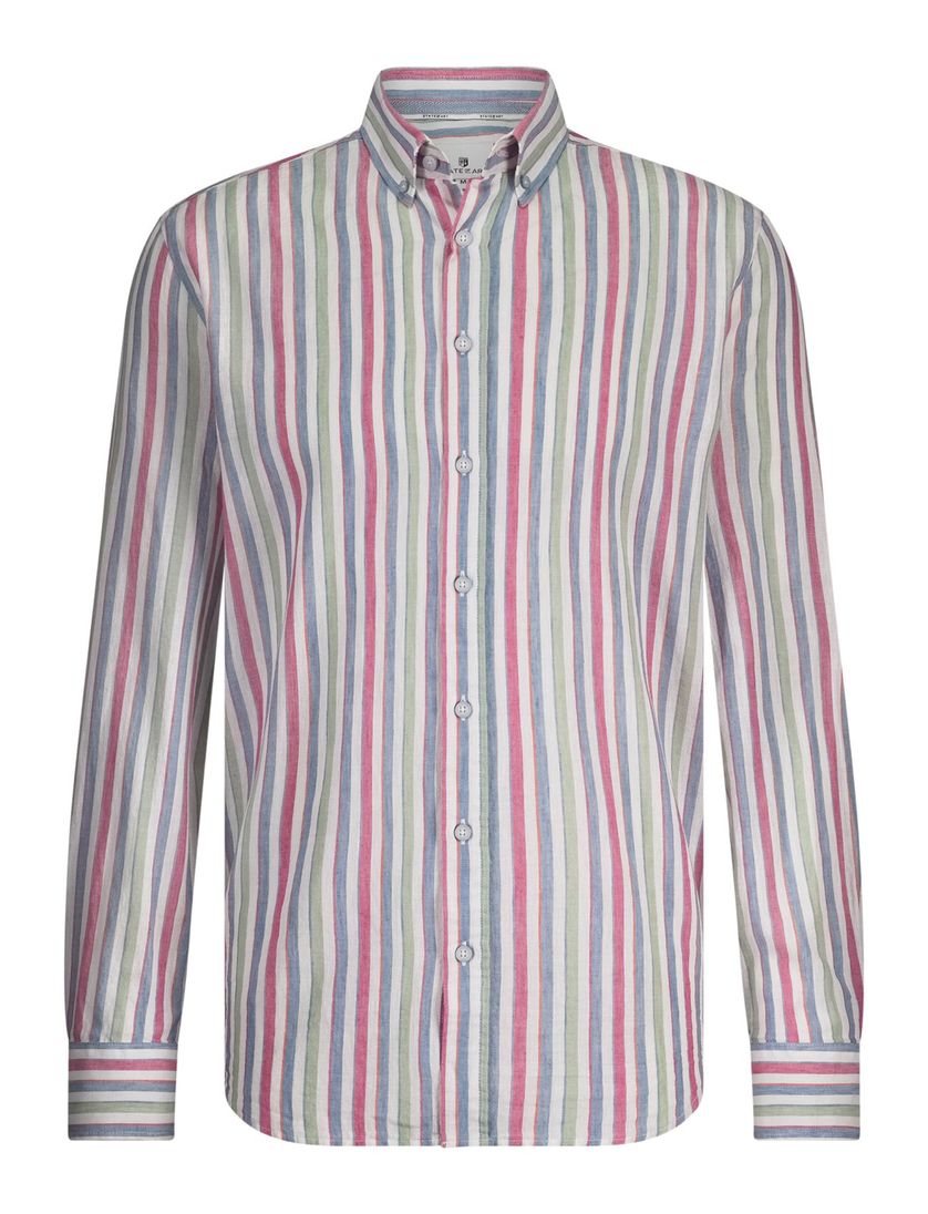 State of Art Oxford regular fit overhemd gestreept