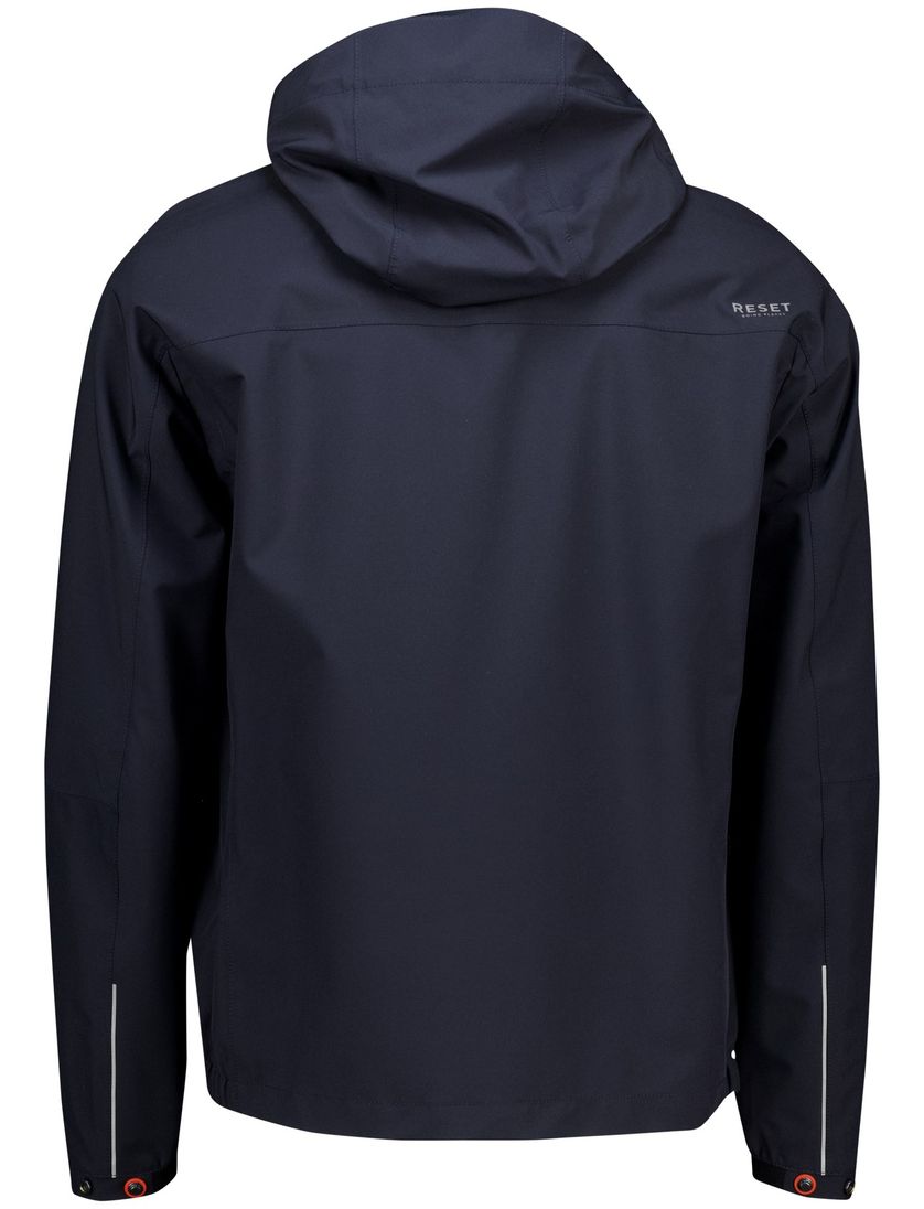 Reset zomerjas donkerblauw afneembare capuchon