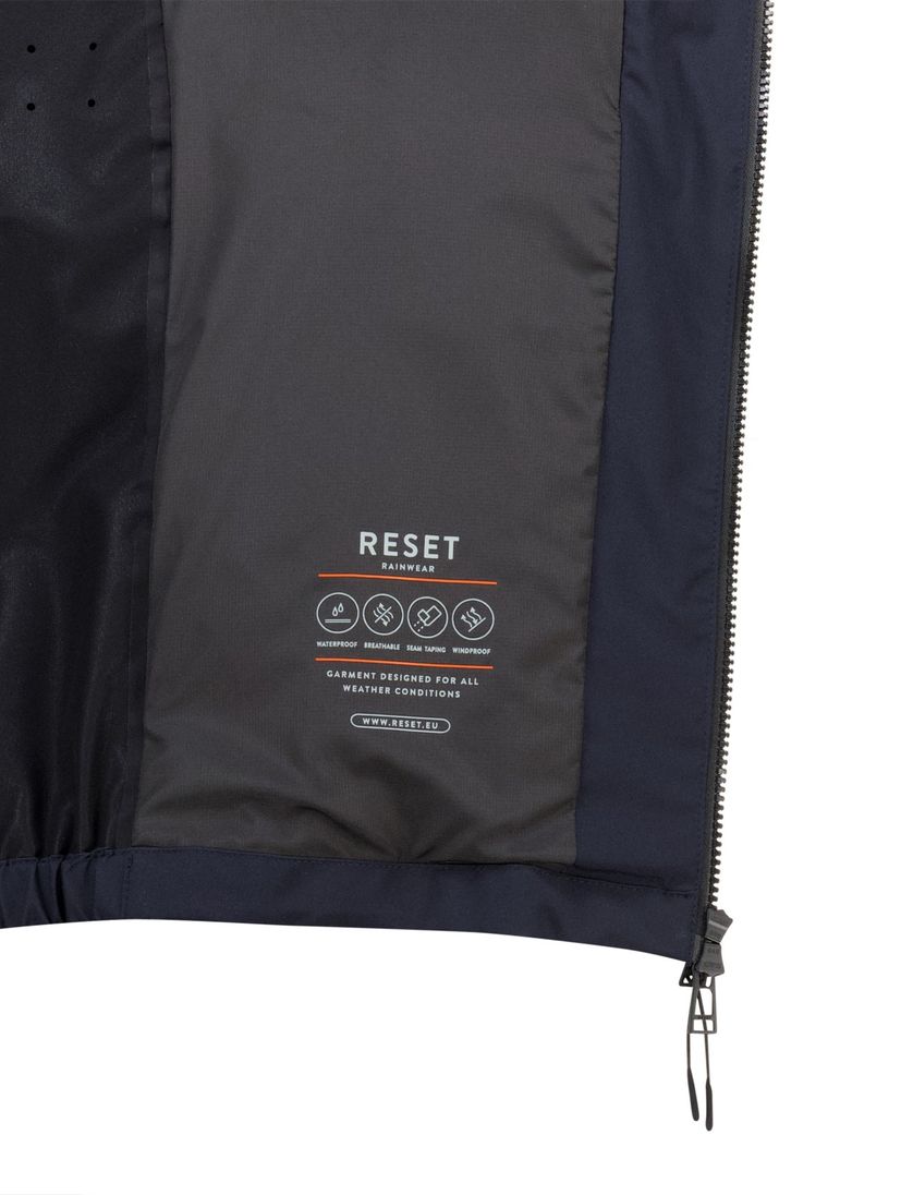 Reset zomerjas donkerblauw afneembare capuchon