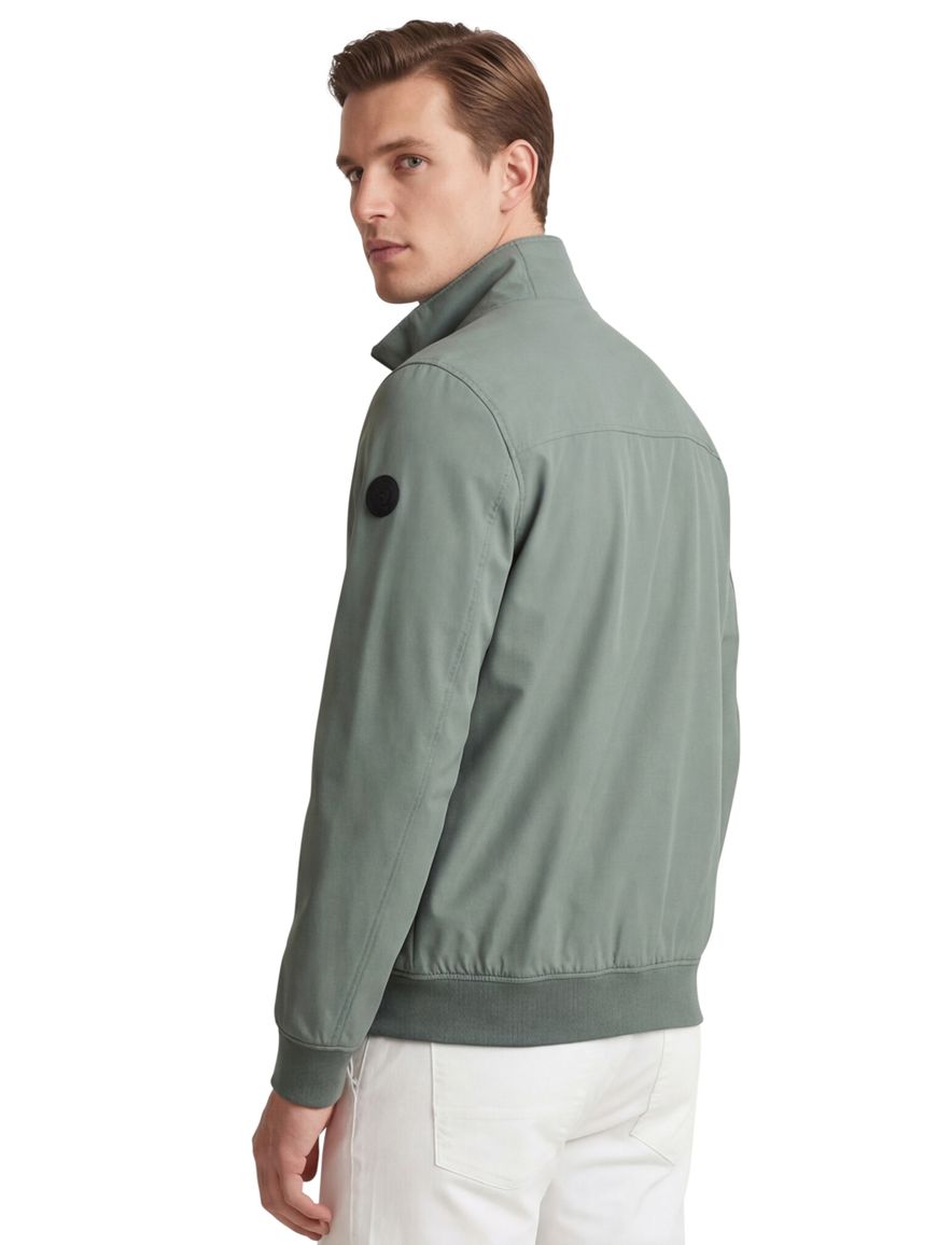 Reset zomerjas Cadiz groen effen normale fit