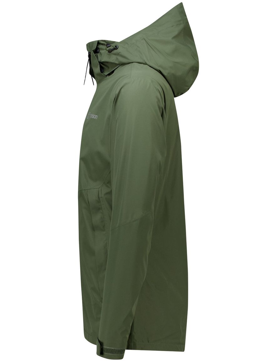Regenjas Tenson olijfgroen effen capuchon