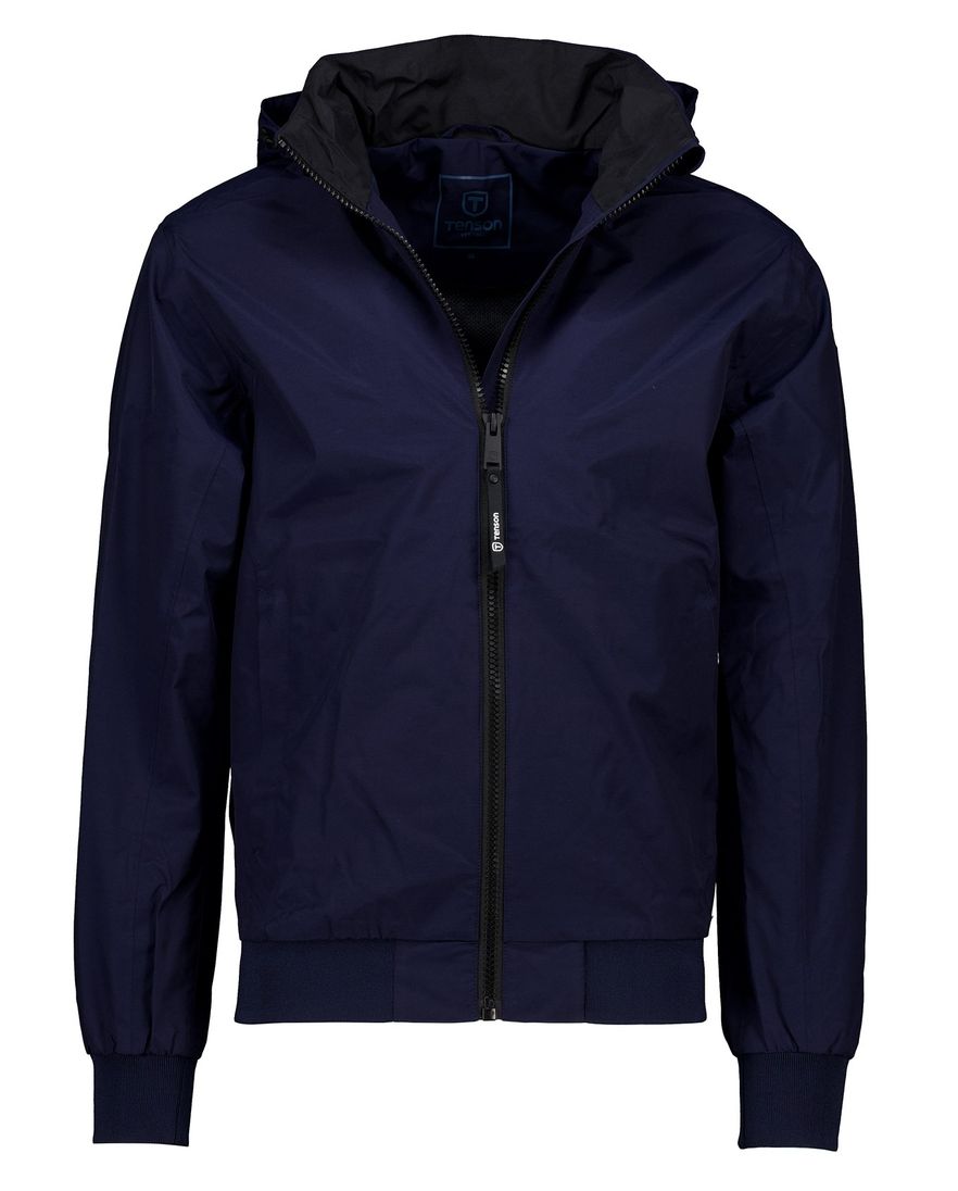 Tenson tussenjas Andrew navy afneembare capuchon