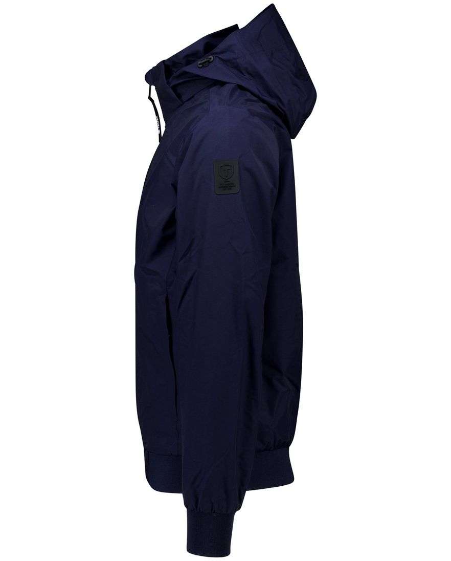 Tenson tussenjas Andrew navy afneembare capuchon