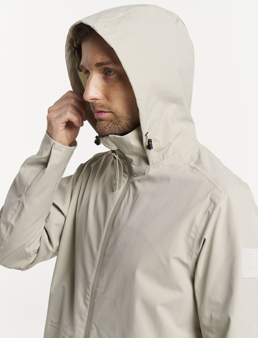 Tenson tussenjas lang Cloudburst beige