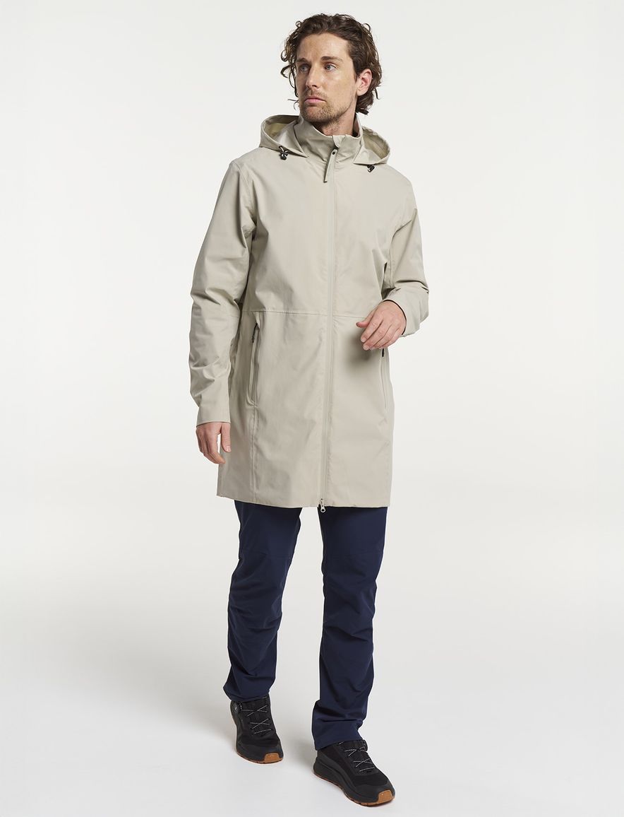 Tenson tussenjas lang Cloudburst beige