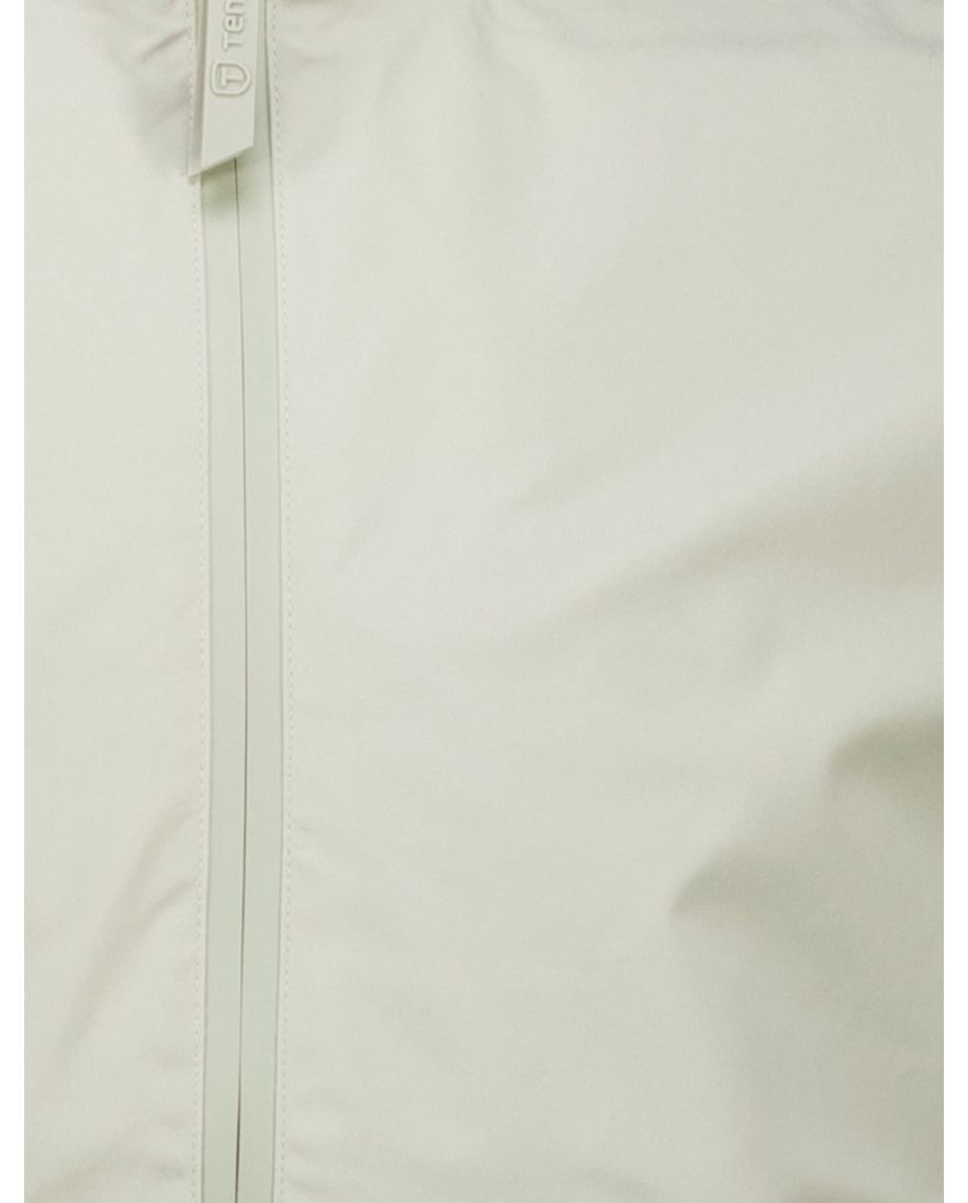 Tenson tussenjas lang Cloudburst beige uitneembare capuchon