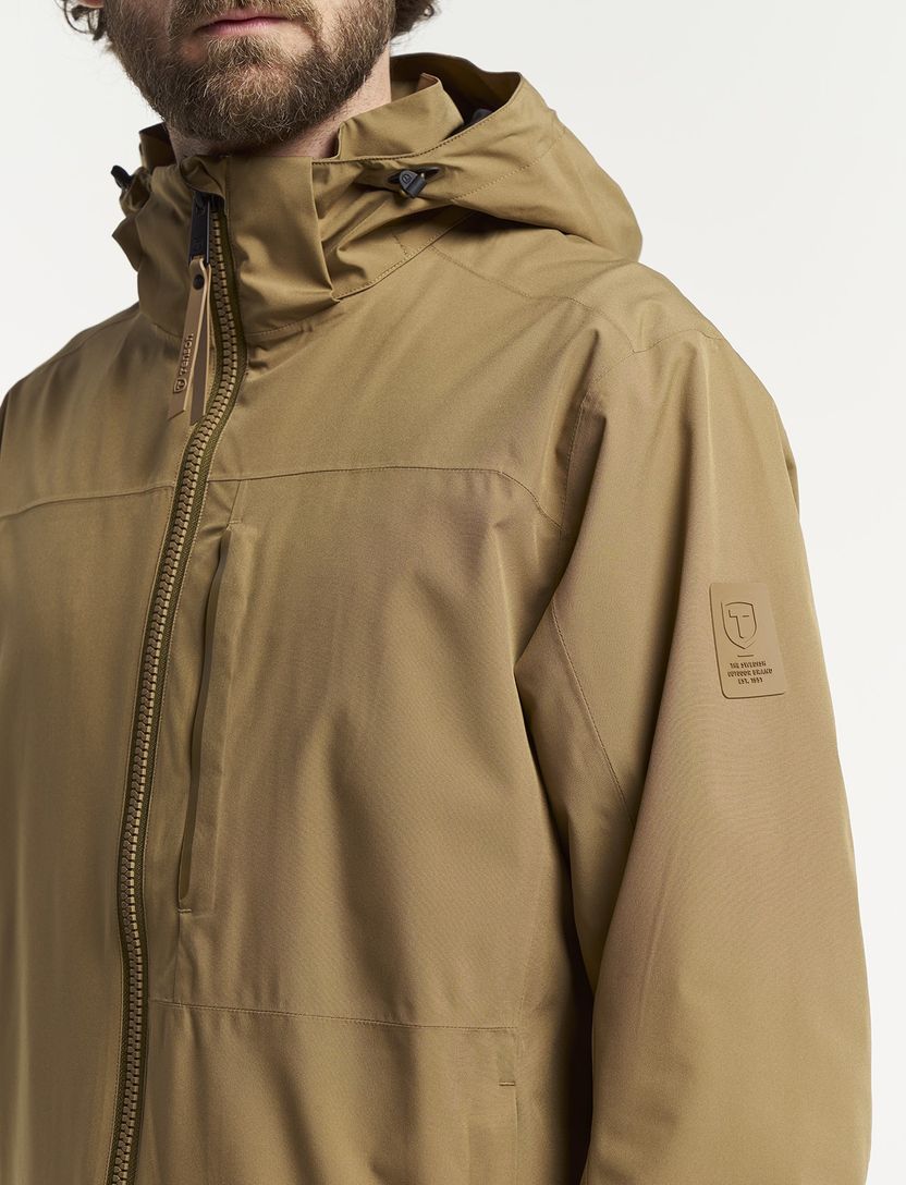 Tenson tussenjas bruin Damien waterdicht