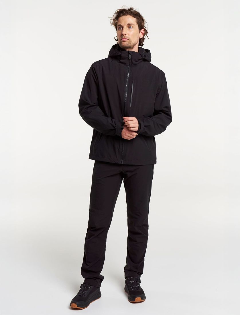 Tenson tussenjas Damien zwart waterdicht