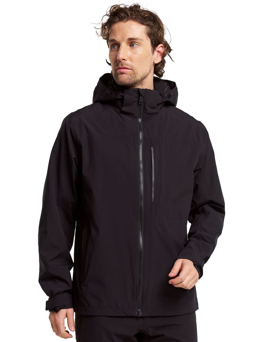 Tenson tussenjas Damien zwart waterdicht