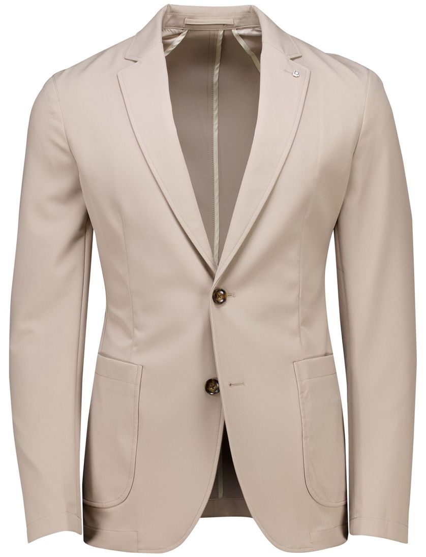 Born With Appetite colbert beige effen normale fit nylon