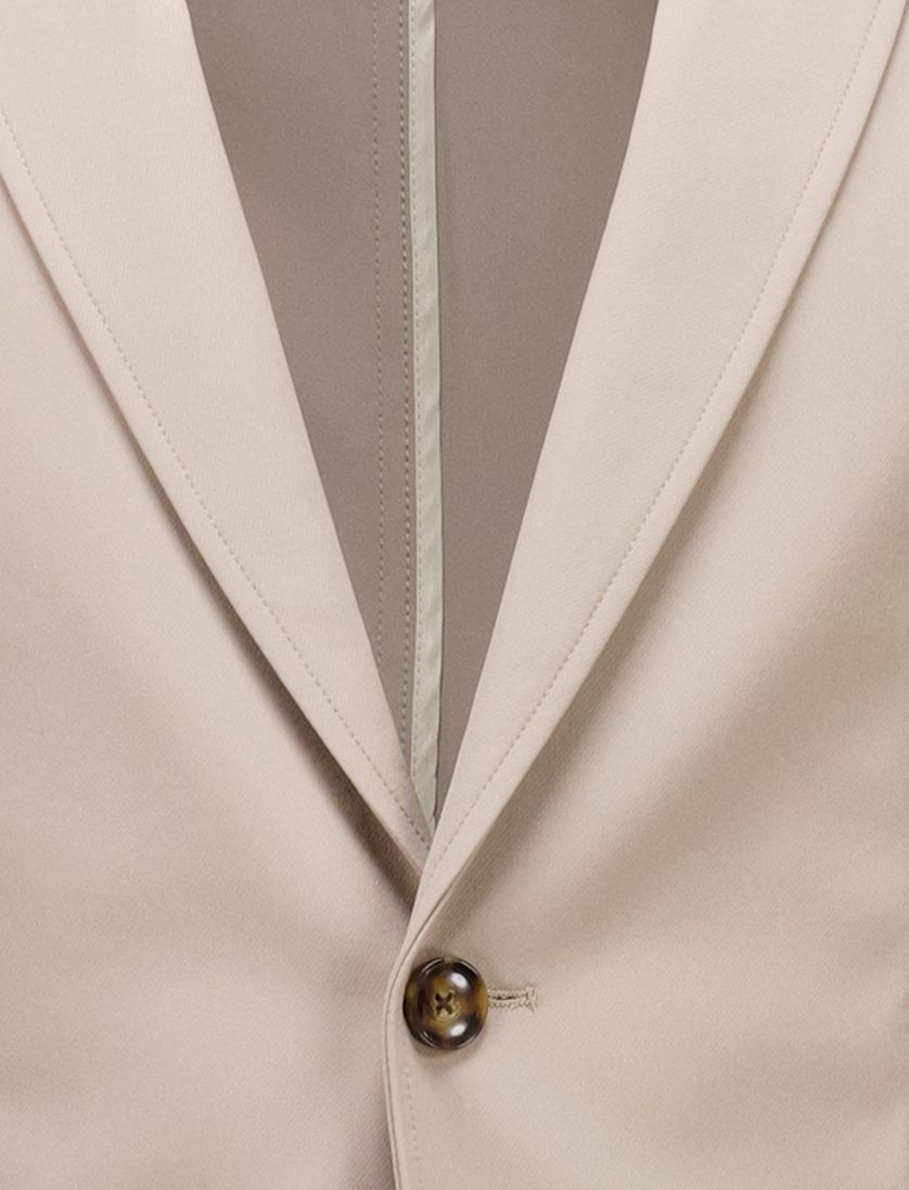 Born With Appetite colbert beige effen normale fit nylon