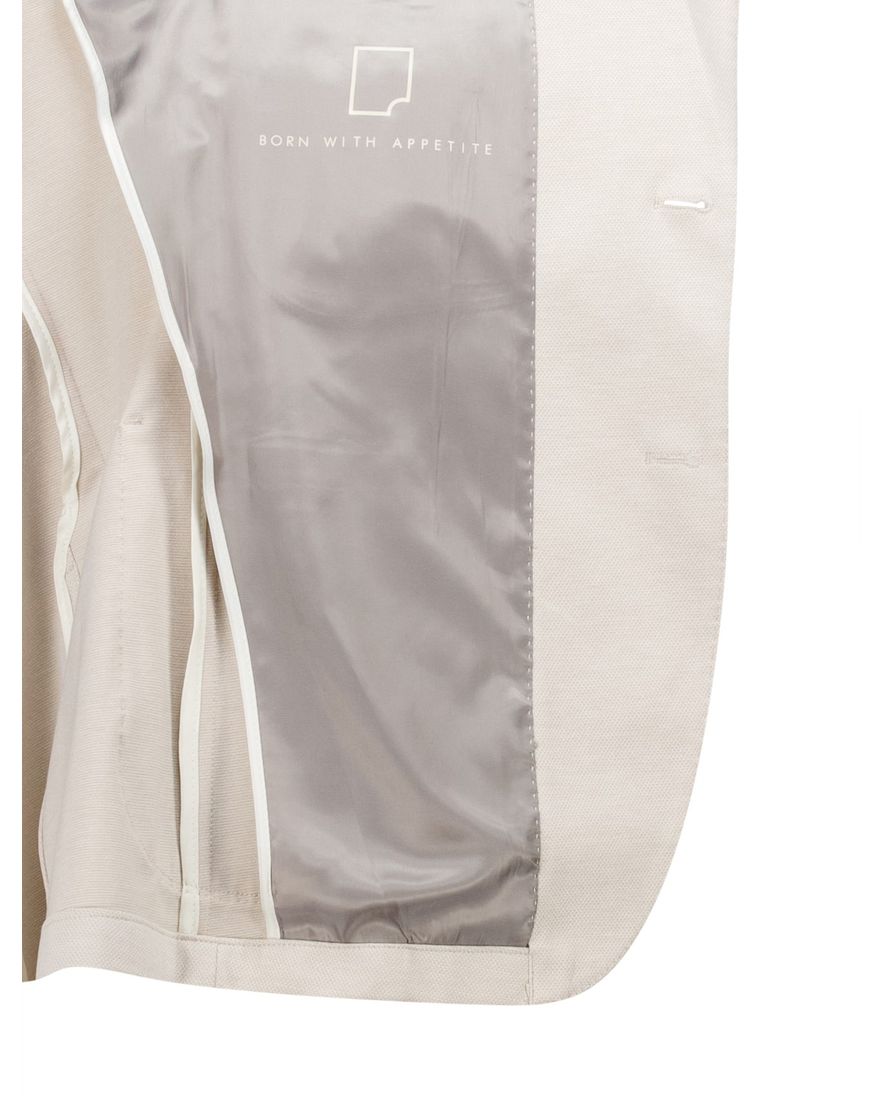 Born With Appetite Mylo Jersey jacket beige met borstzak