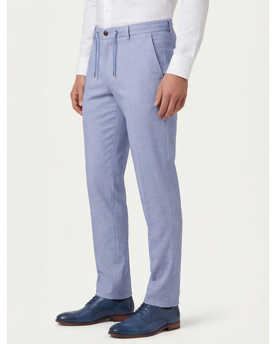 Butcher of Blue Das Jersey Pants lichtblauw