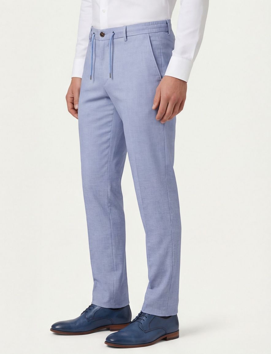 Butcher of Blue Das Jersey Pants lichtblauw