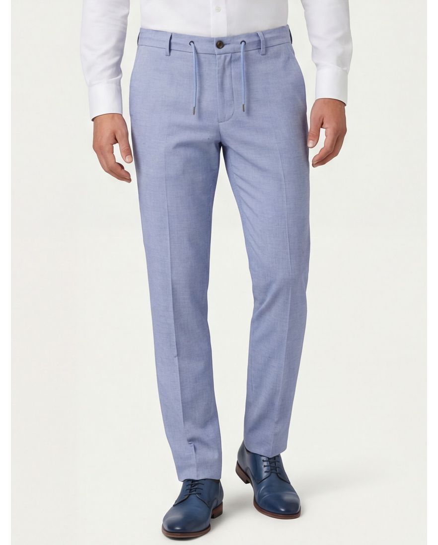 Butcher of Blue Das Jersey Pants lichtblauw