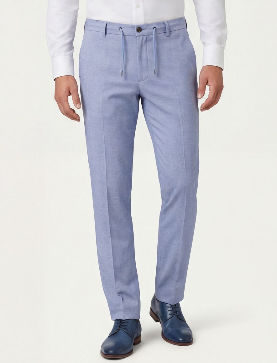 Butcher of Blue Das Jersey Pants lichtblauw