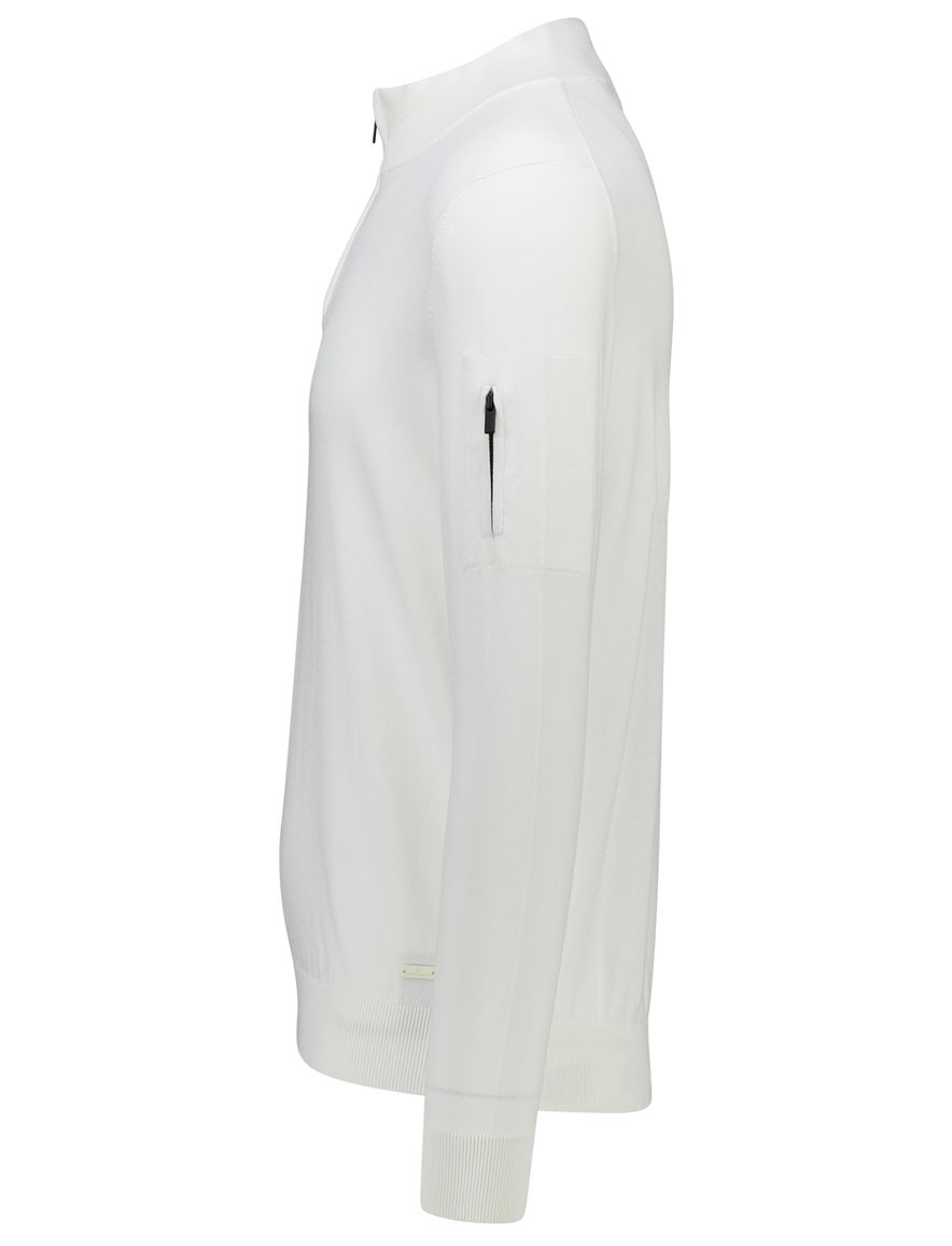 Born with Appetite race trui half zip wit