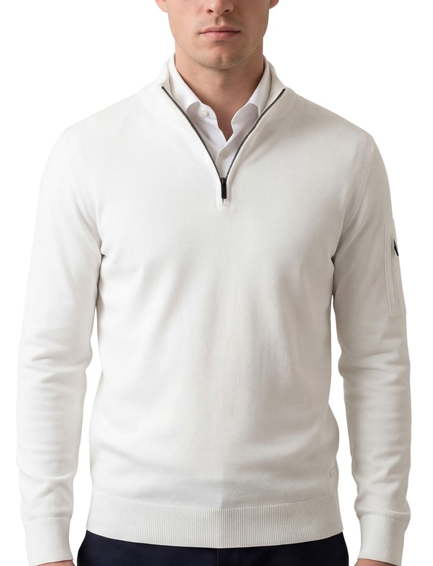 Born with Appetite race trui half zip wit