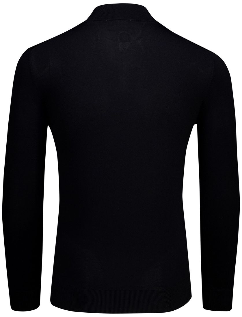 Born with Appetite pullover zwart effe slim fit