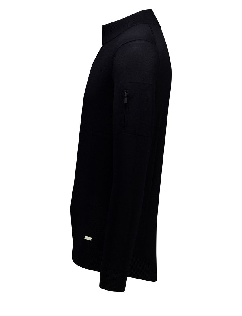 Born with Appetite pullover zwart effe slim fit