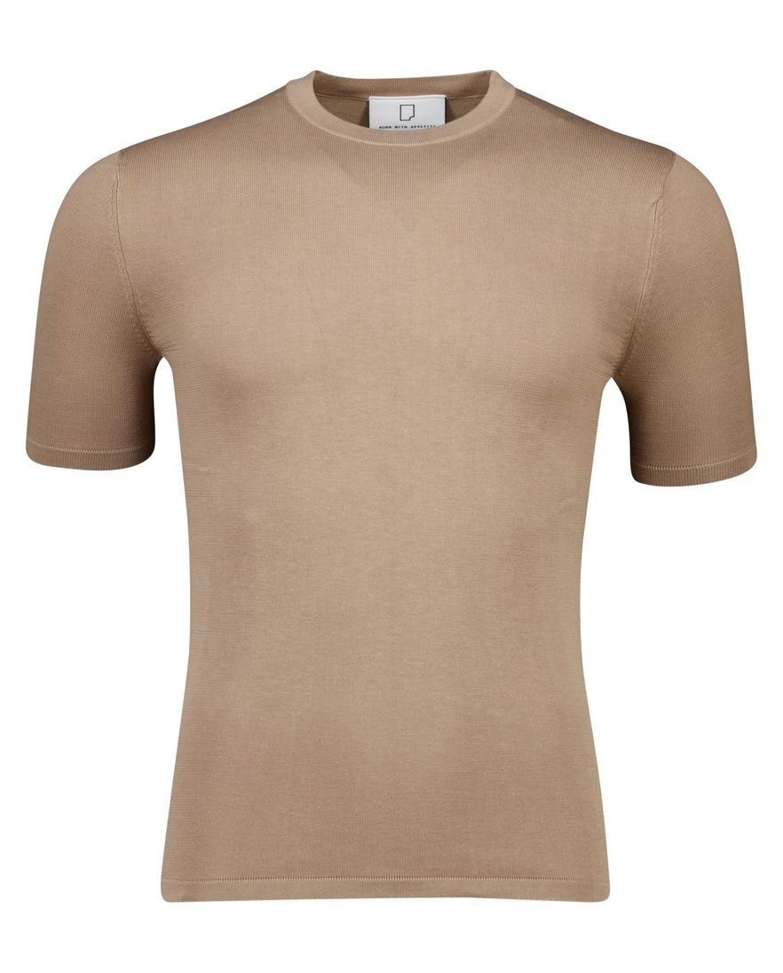 Born with appetite zand knitted t-shirt