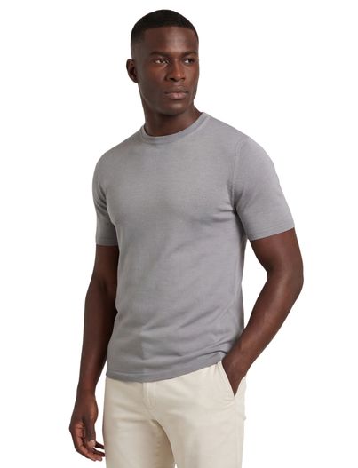 Born With Appetite Born with appetite knitted t-shirt grijs