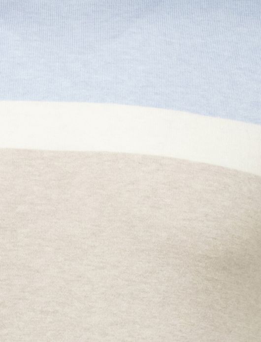 Born with Appetite River knitted T-shirt lichtblauw