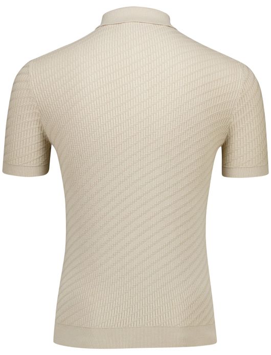 Born with Appetite SImon knitted polo beige