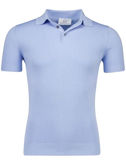 Born With Appetite Born with appetite polo lichtblauw knitted