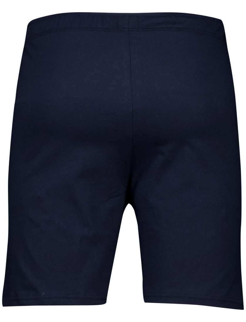 Schiesser shortama rood zwart katoen