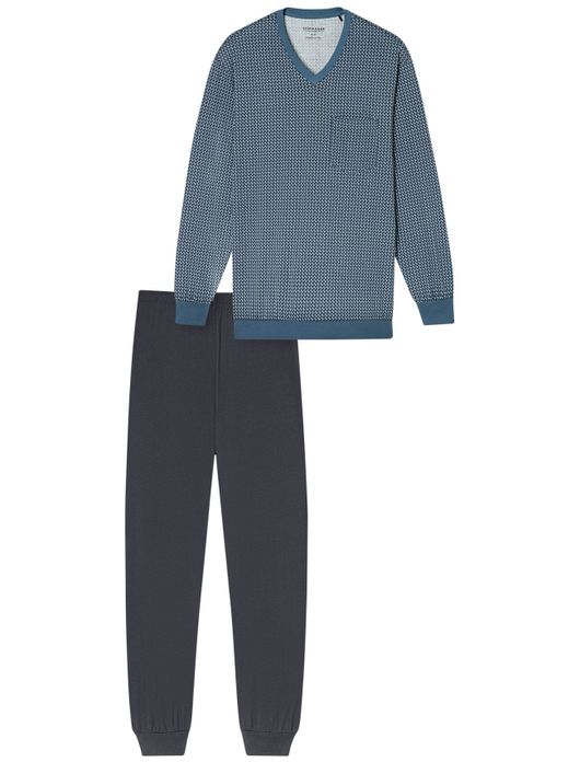 Schiesser pyjama blauw