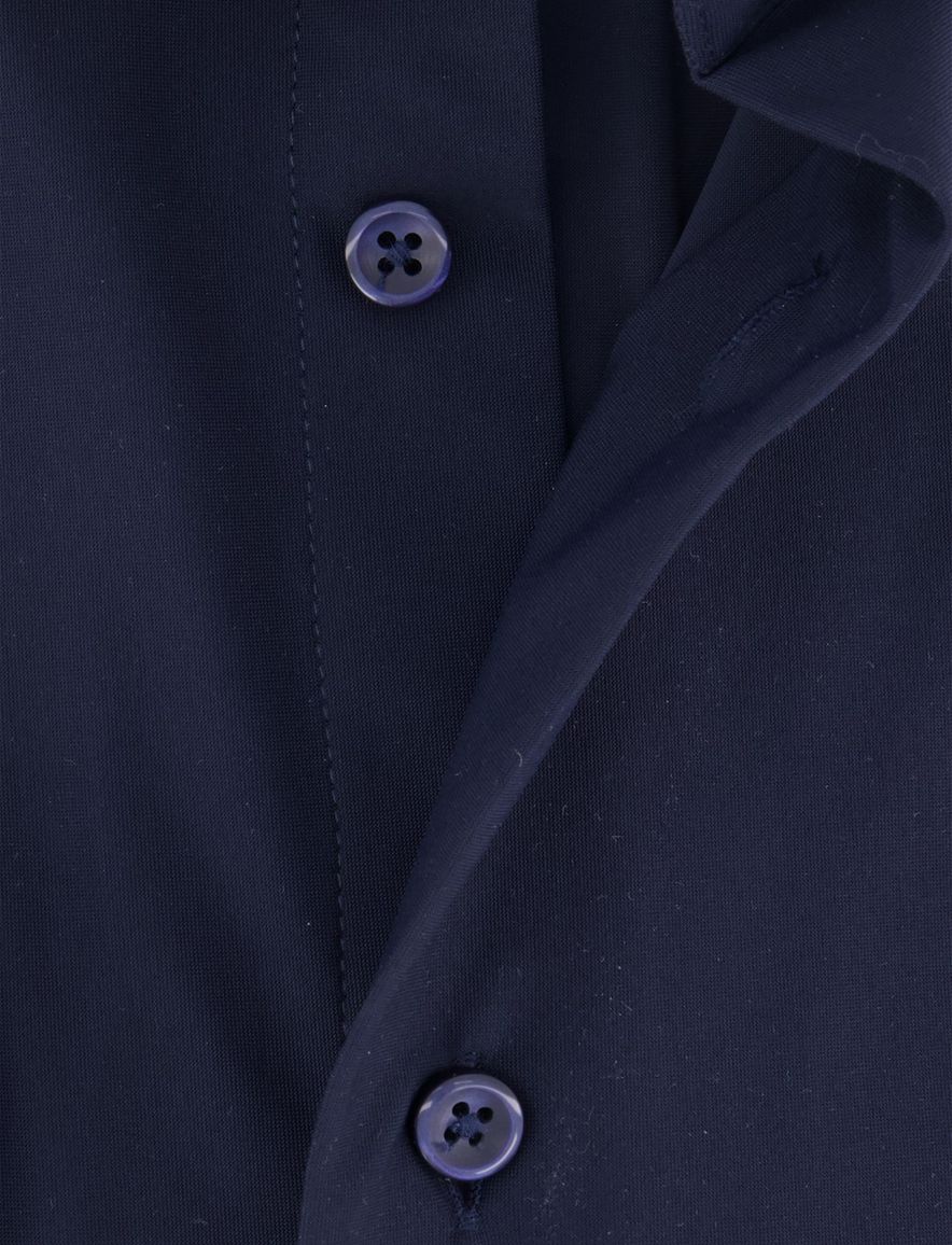 Cavallaro overhemd donkerblauw Tanisco effen