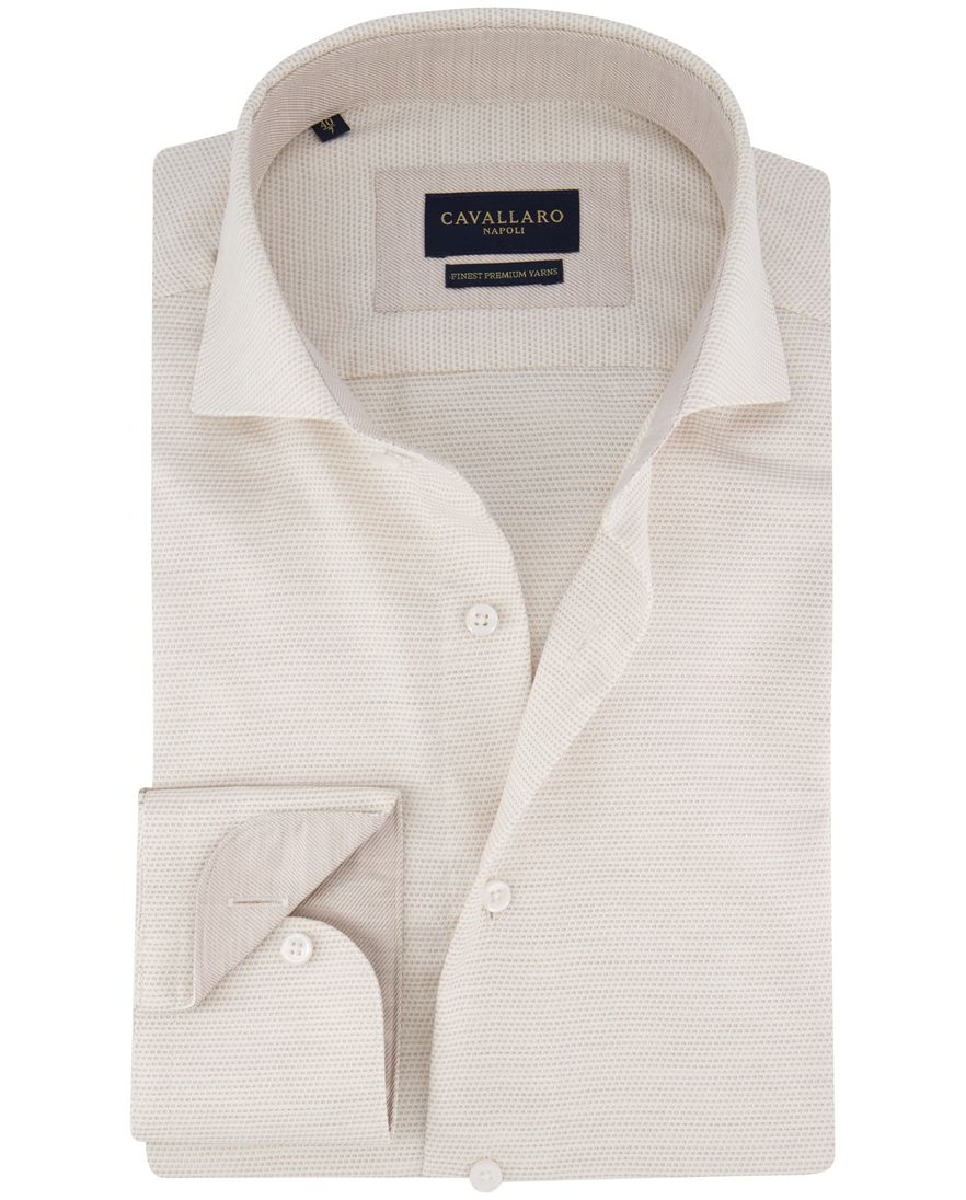 Cavallaro Triveno beige extra lange mouwen gemêleerd