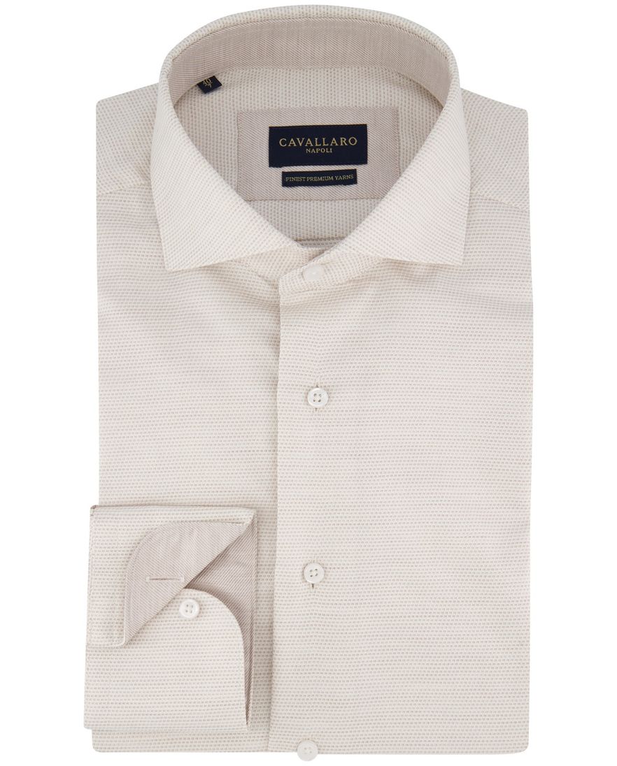 Cavallaro Triveno beige extra lange mouwen gemêleerd