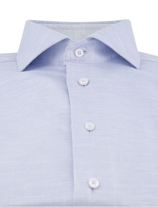 Cavallaro overhemd lichtblauw Felicio gemêleerd