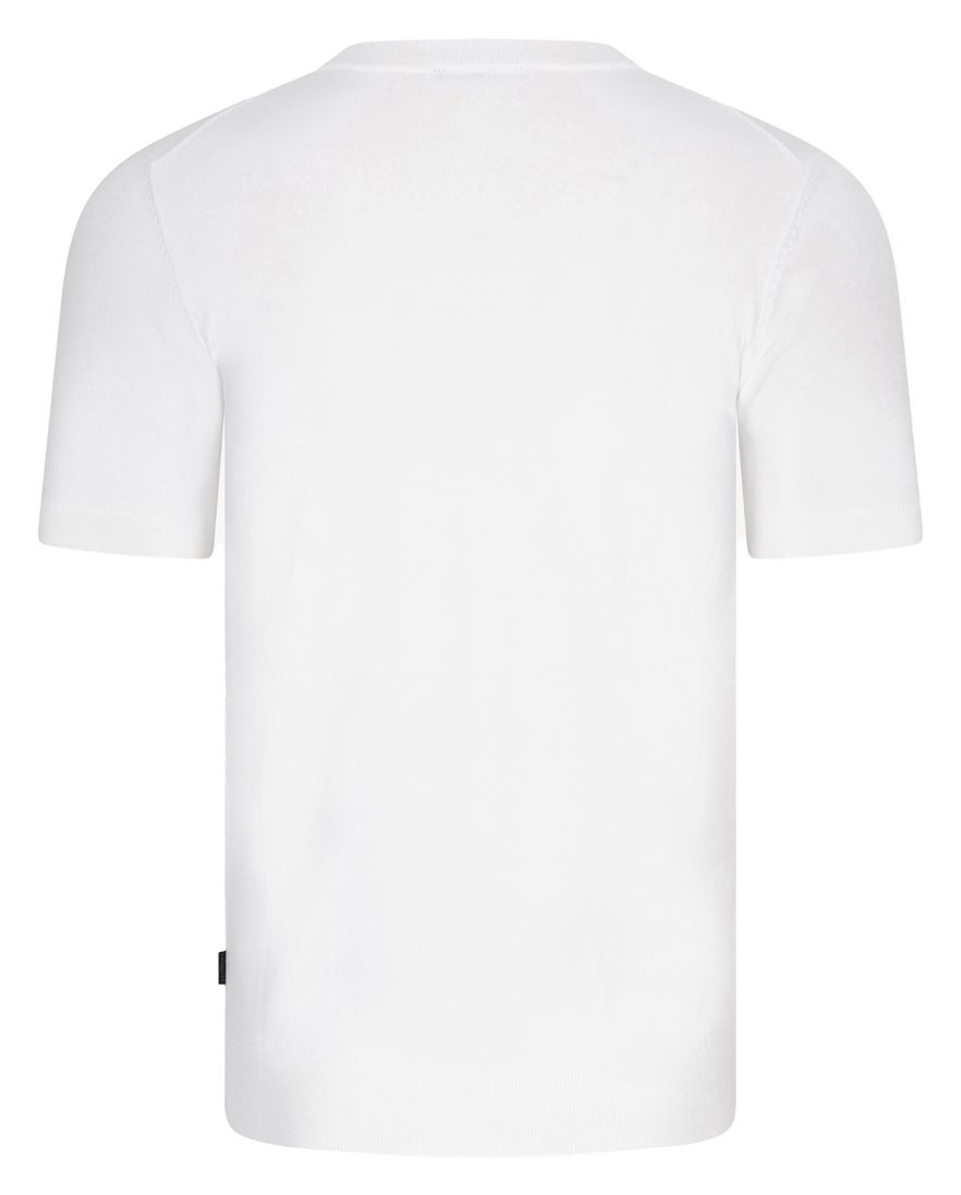 Cavallaro Milo t-shirt wit effen slim fit katoen