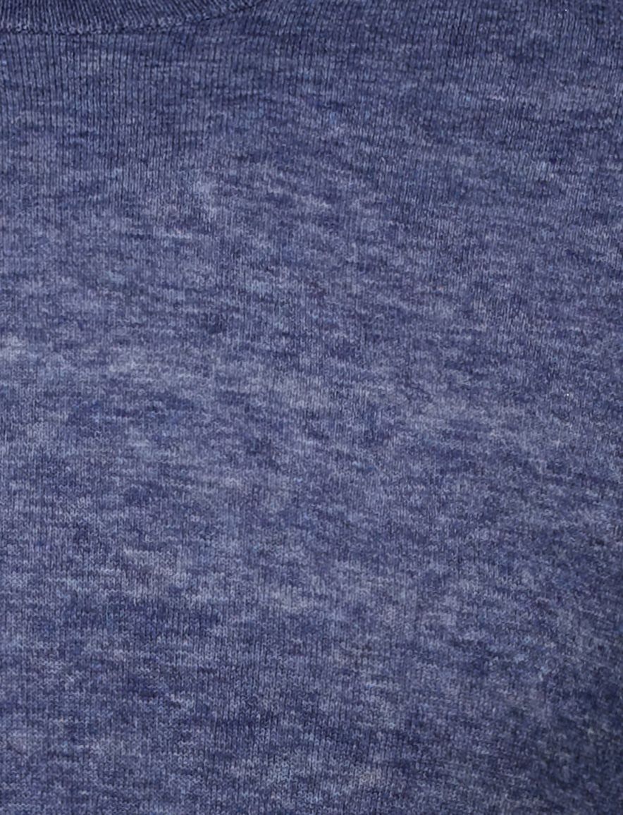 Cavallaro Castro t-shirt blauw effen slim fit katoen