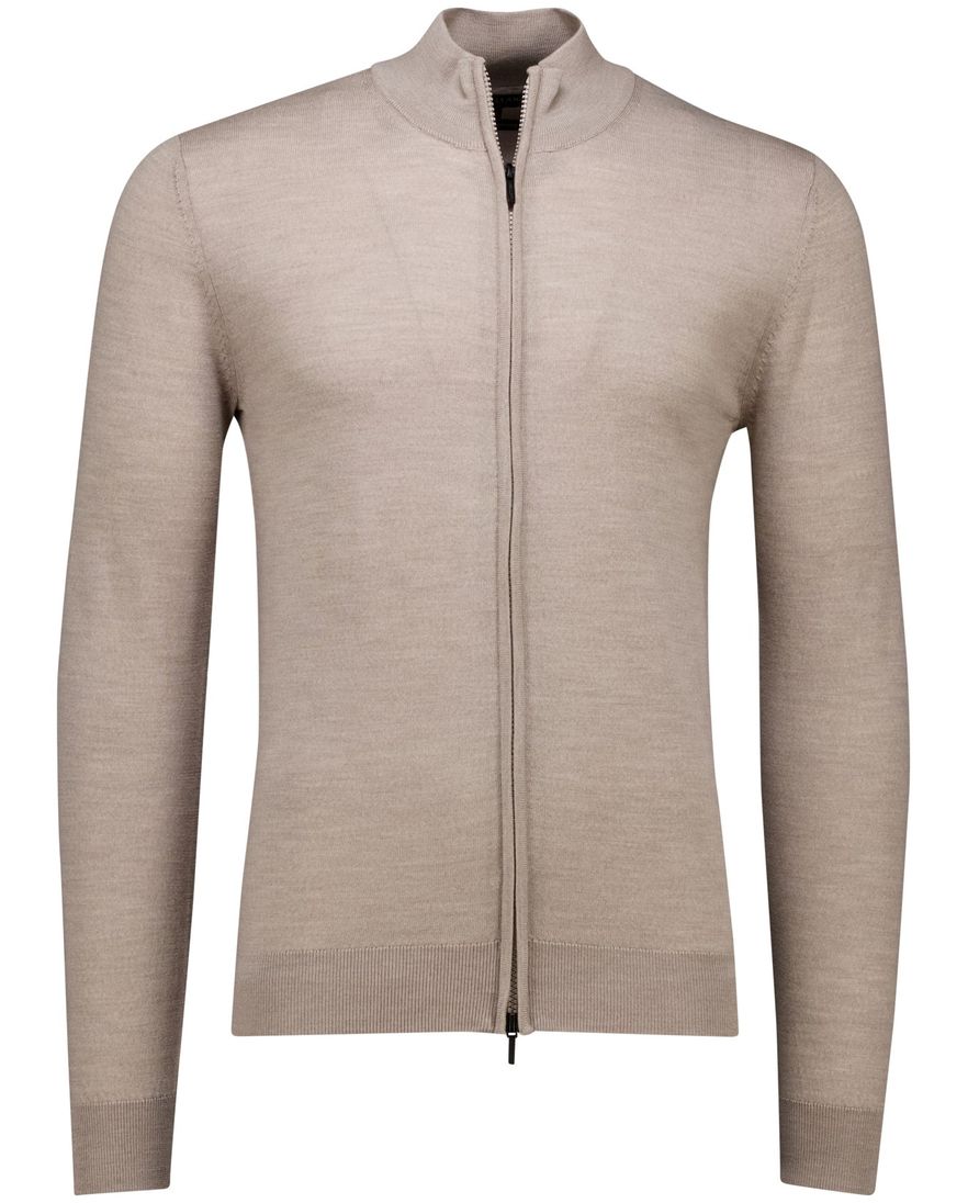 Cavallaro Napoli Saronno full zip vest bruin