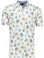 Eden Valley polo wit geprint korte mouw katoen
