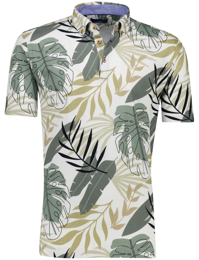 Eden Valley polo groen geprint