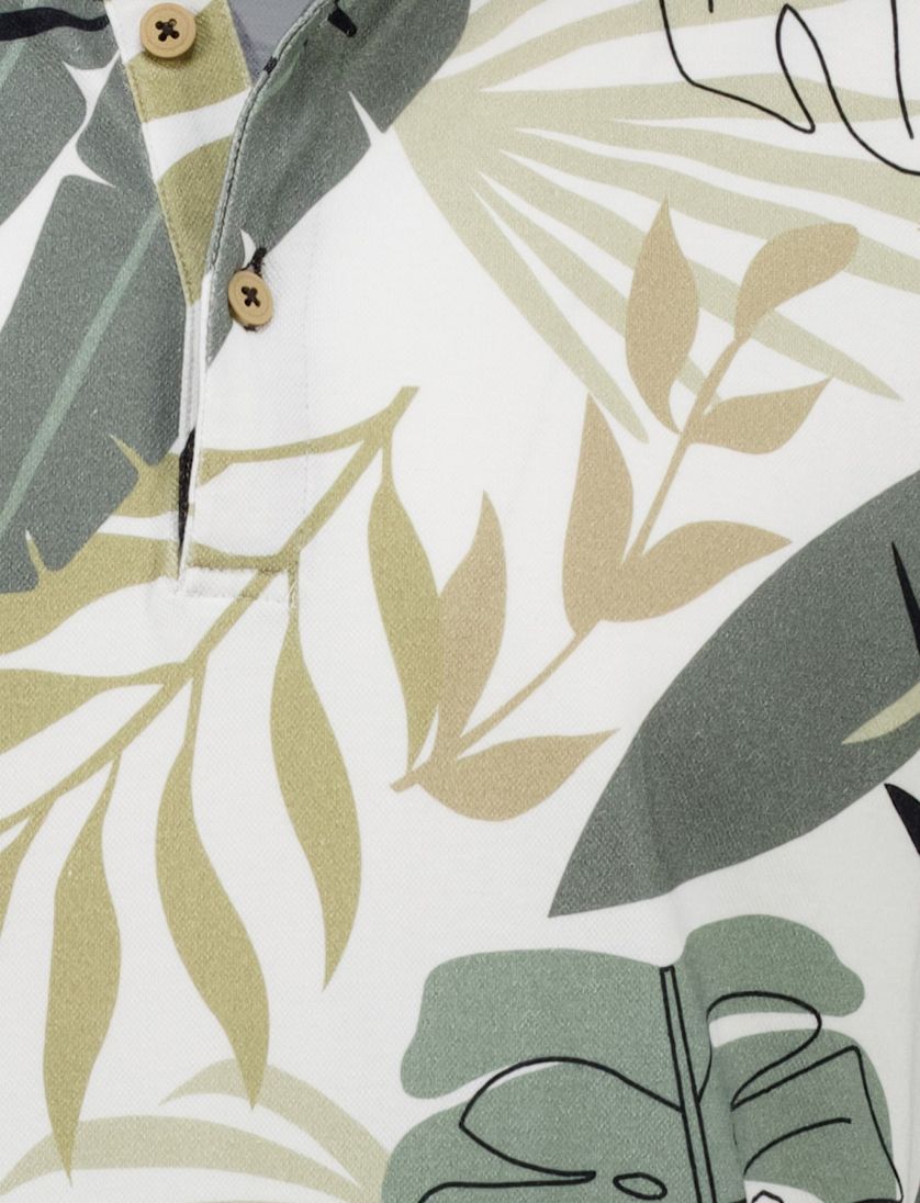 Eden Valley polo groen geprint