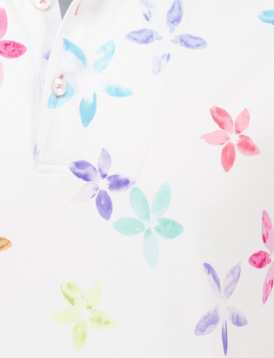 Eden Valley polo wit regular fit korte mouw katoen