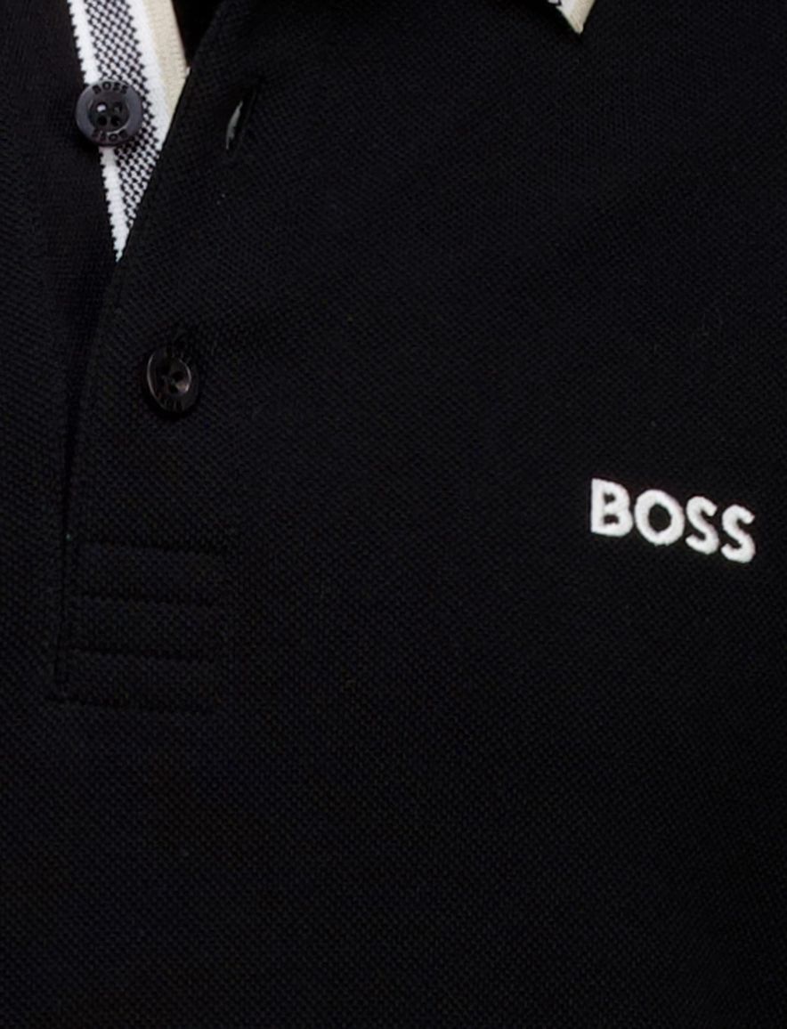 Hugo Boss Green Paddy regular fit polo zwart