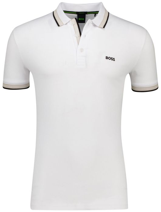 Boss Green paddy polo wit regular fit