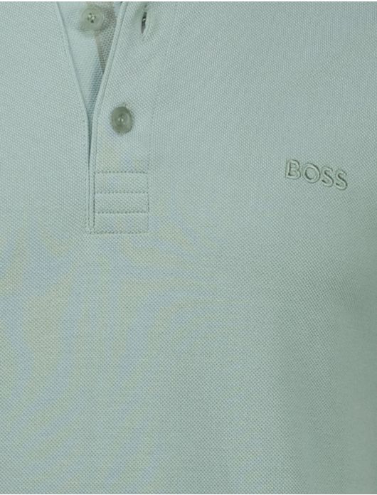 Boss Green polo groen katoen