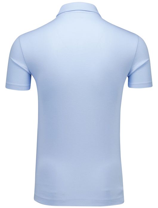 Boss Black Palosh polo lichtblauw jersey