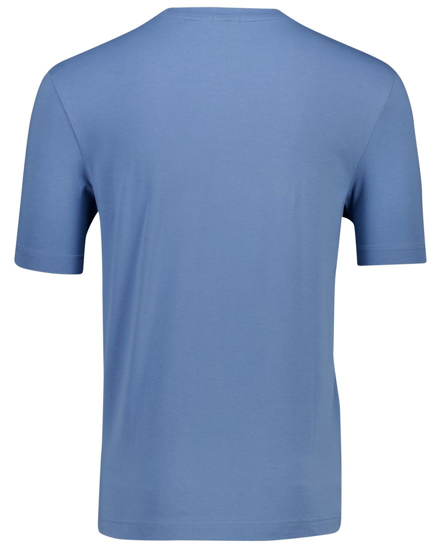 Boss Orange TChup blauw effen normale fit katoen