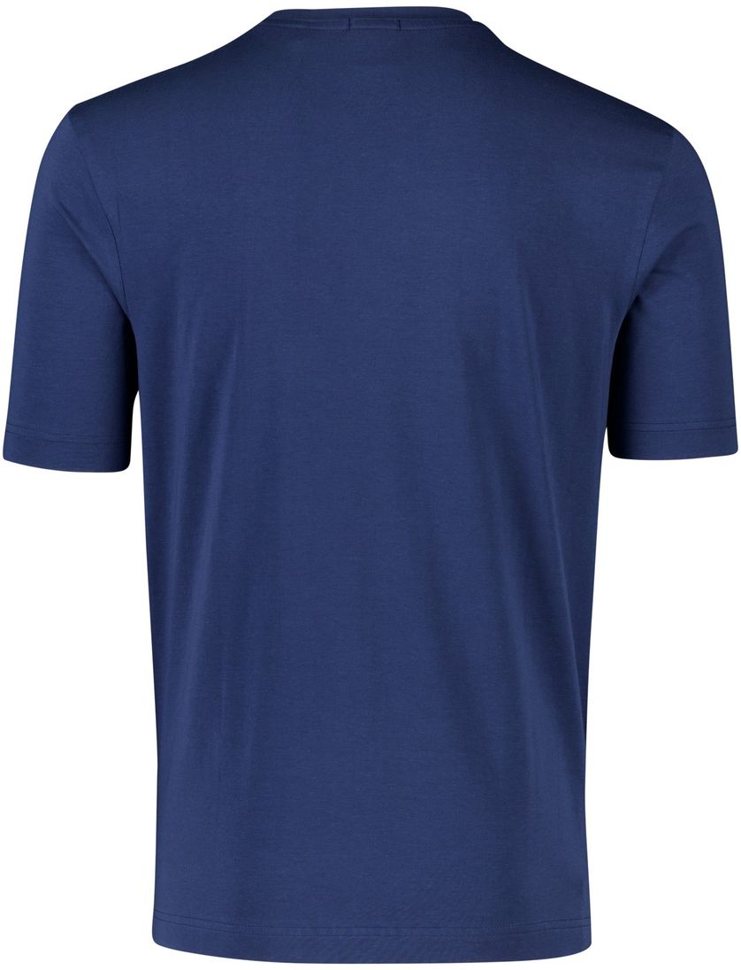 Boss Orange T-shirt Tap blauw ronde hals