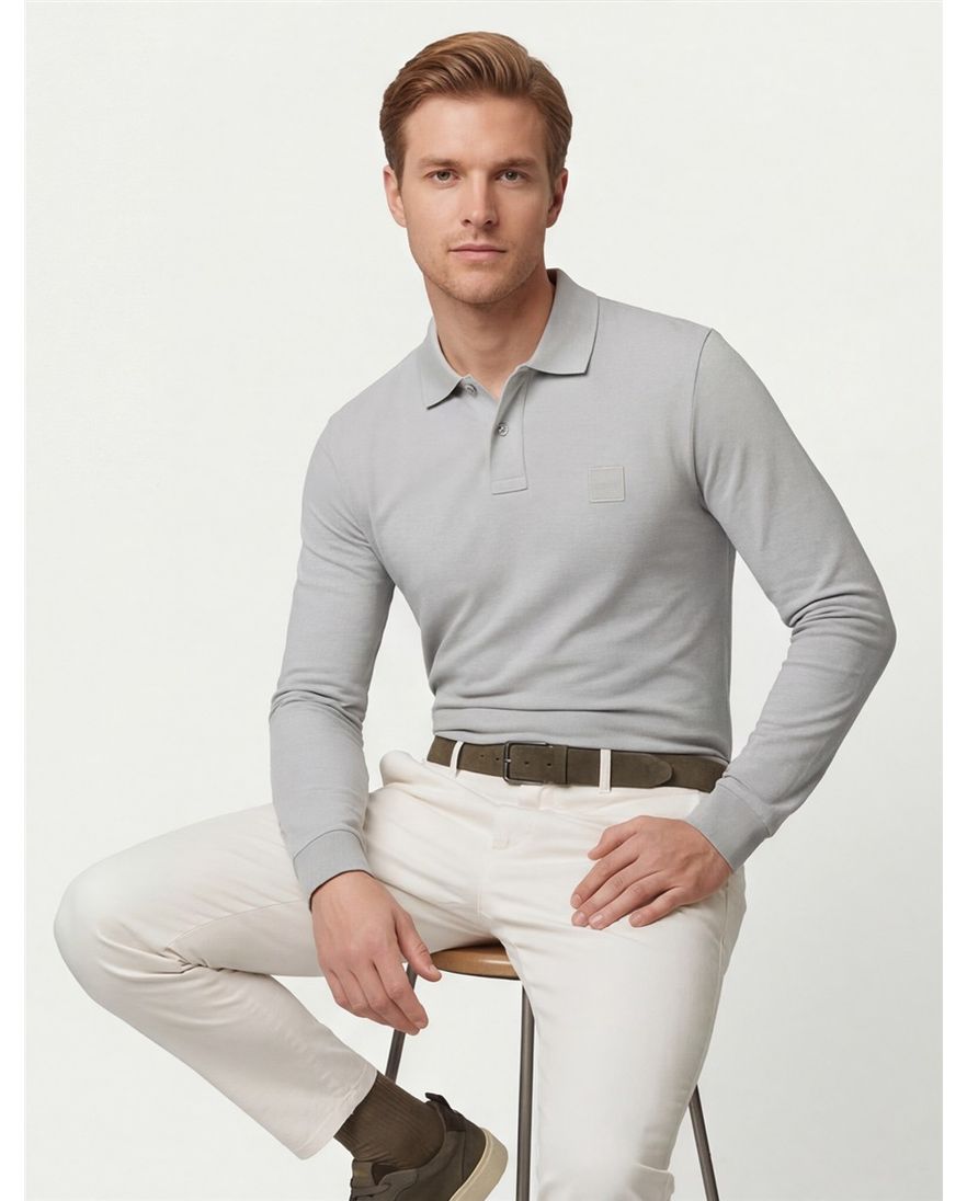 Boss Passerby trui grijs